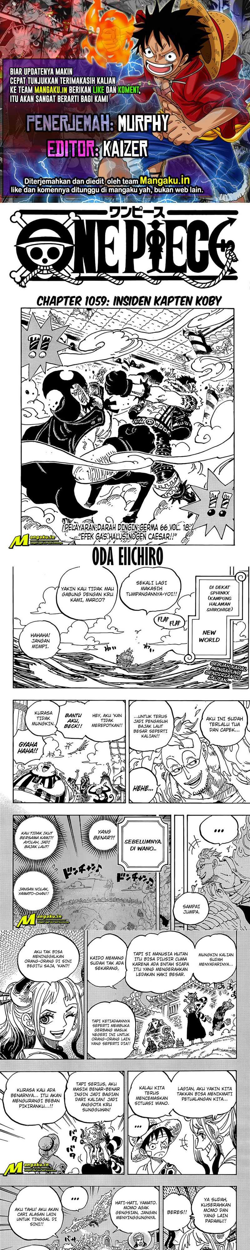 One Piece Chapter 1059 HQ Bahasa Indonesia