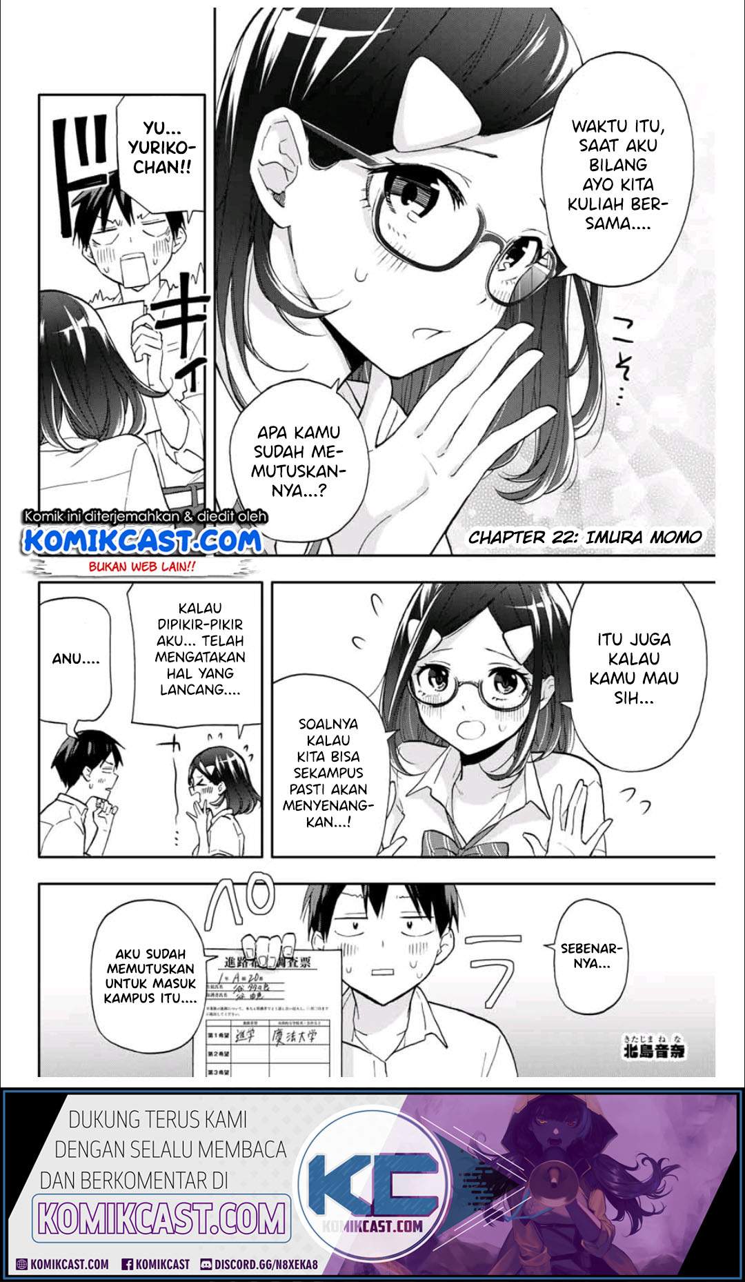 Hanazono Twins Chapter 22 Bahasa Indonesia