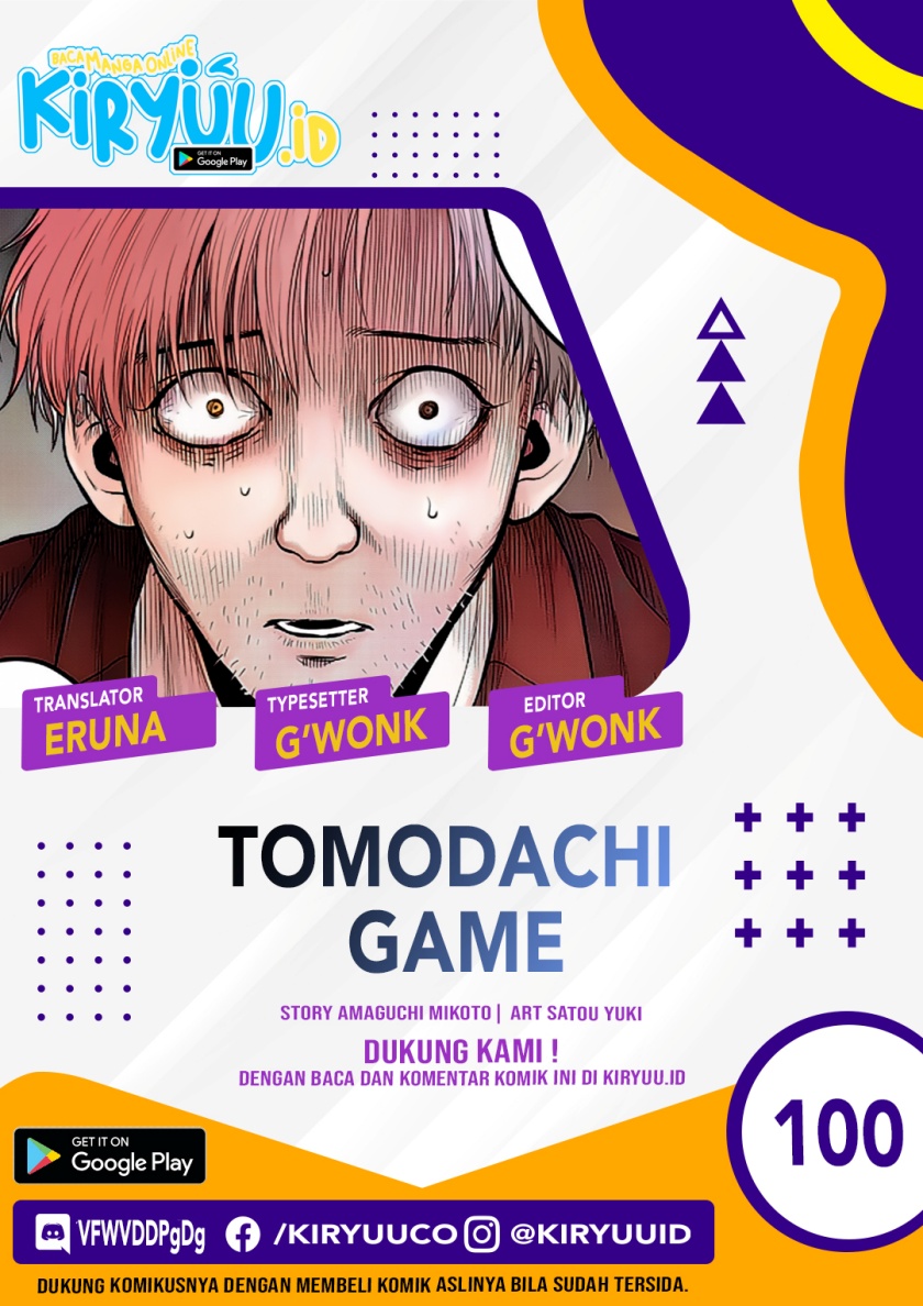 Tomodachi Game Chapter 100 Bahasa Indonesia