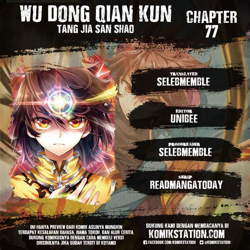 Wu Dong Qian Kun Chapter 77 Bahasa Indonesia