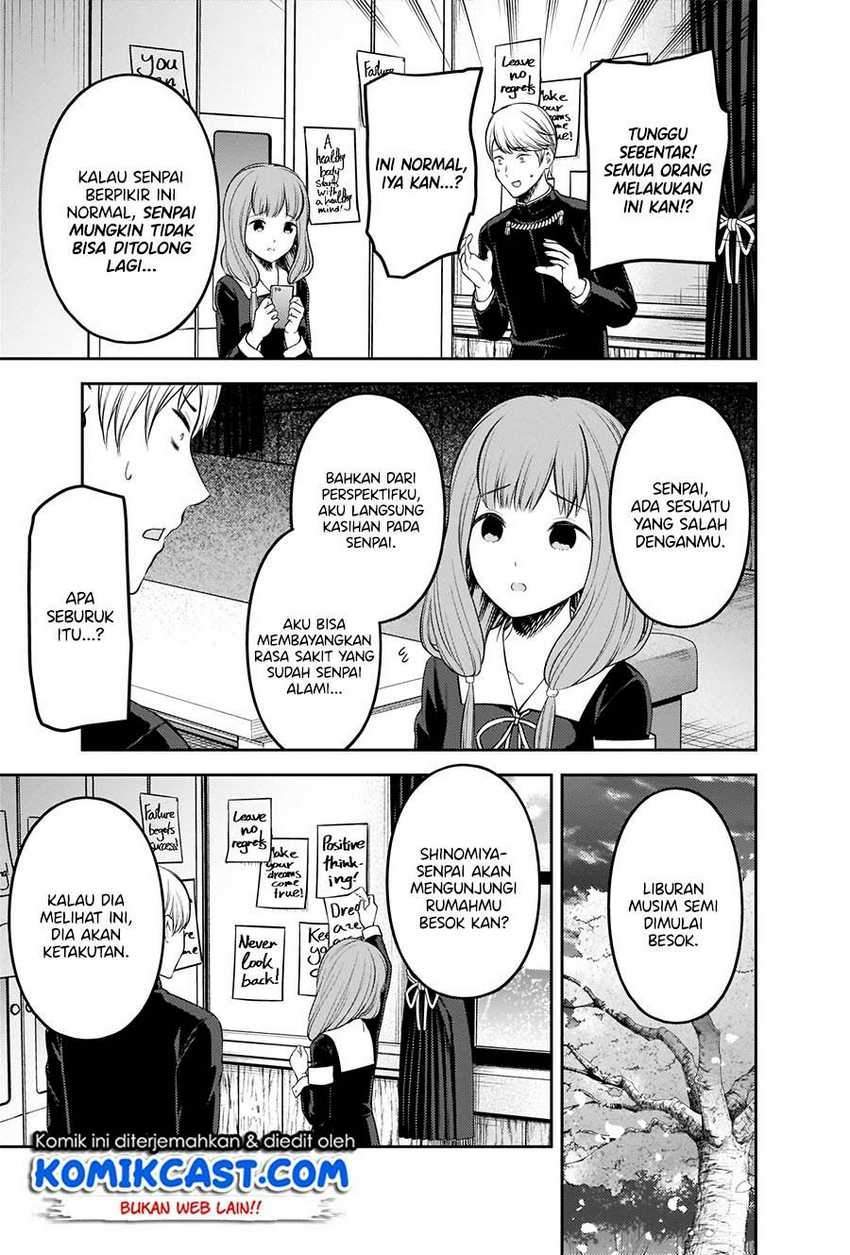 Kaguya-sama wa Kokurasetai – Tensai-tachi no Renai Zunousen Chapter 206 Bahasa Indonesia