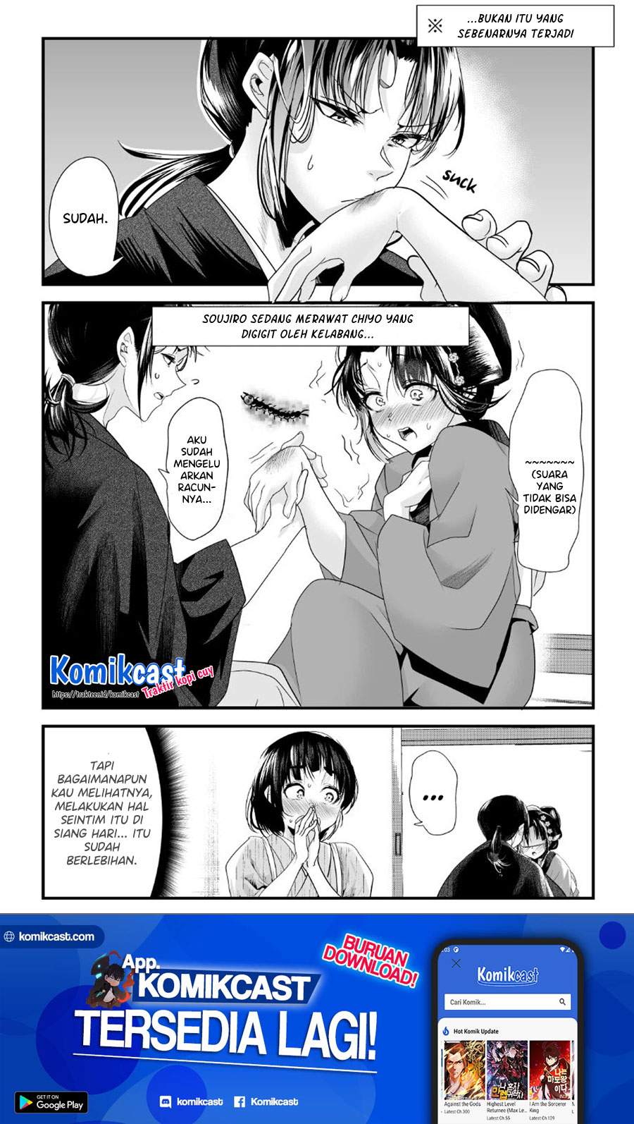 My New Wife Is Forcing Herself to Smile Chapter 42 Bahasa Indonesia