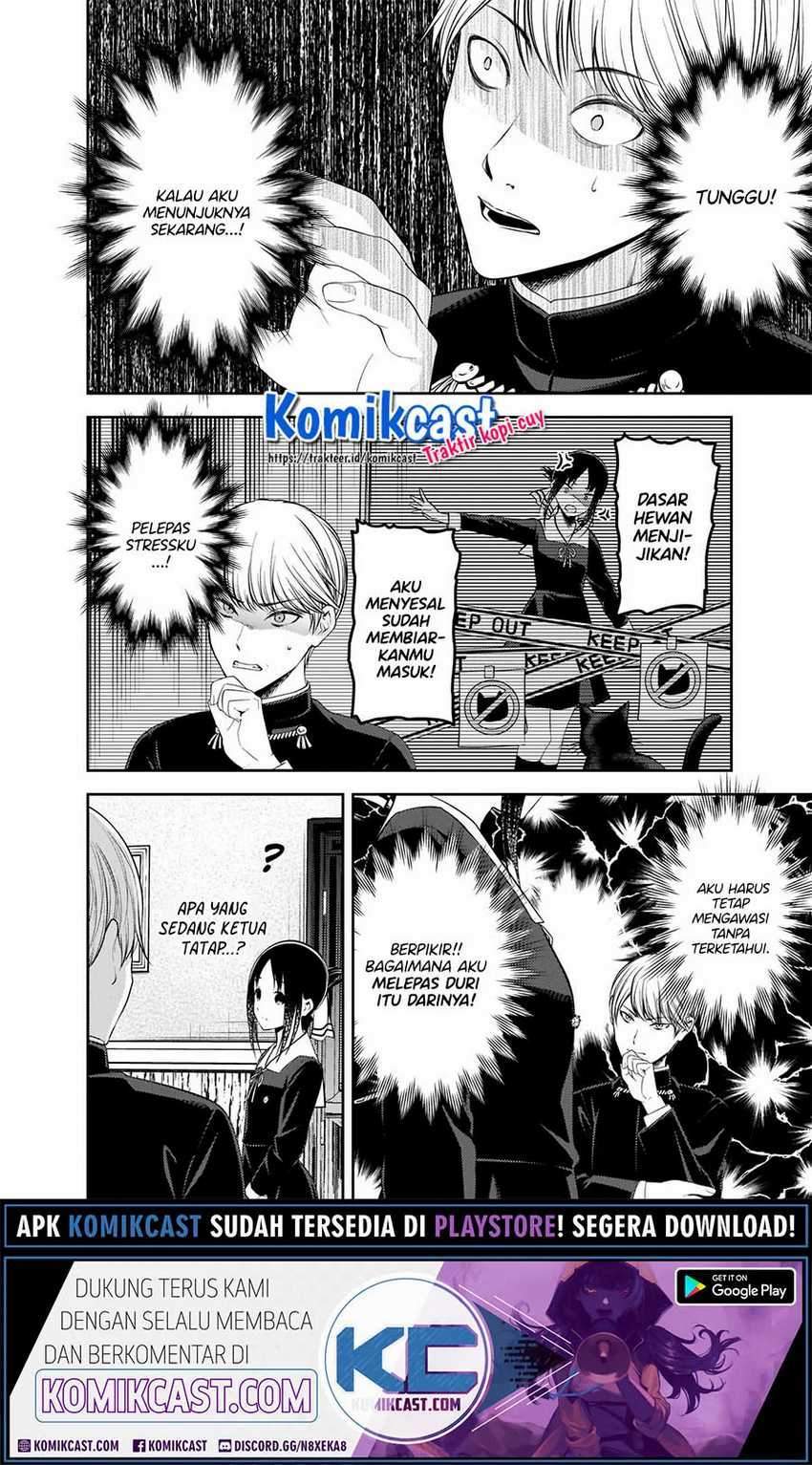 Kaguya-sama wa Kokurasetai – Tensai-tachi no Renai Zunousen Chapter 217 Bahasa Indonesia