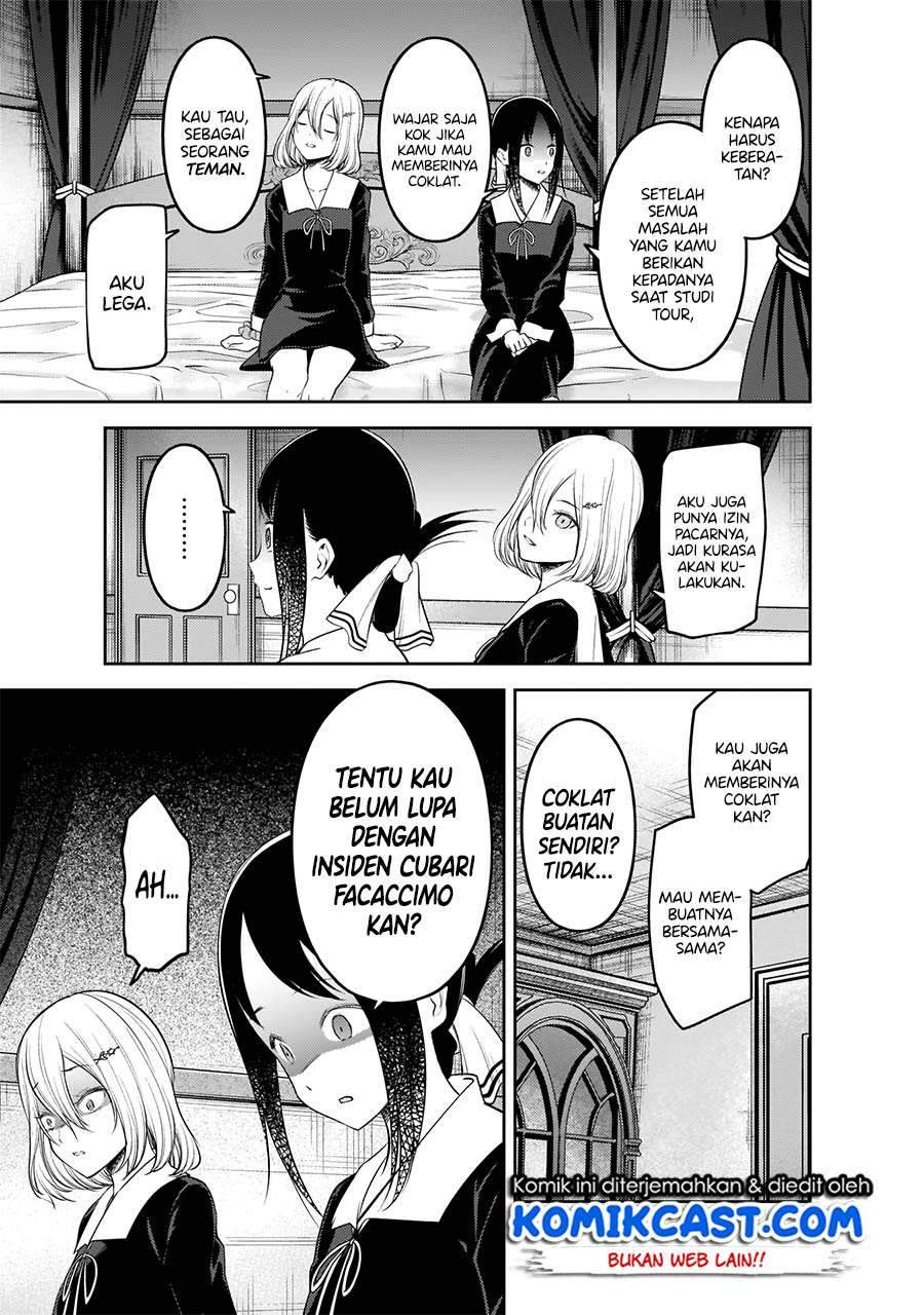 Kaguya-sama wa Kokurasetai – Tensai-tachi no Renai Zunousen Chapter 194 Bahasa Indonesia