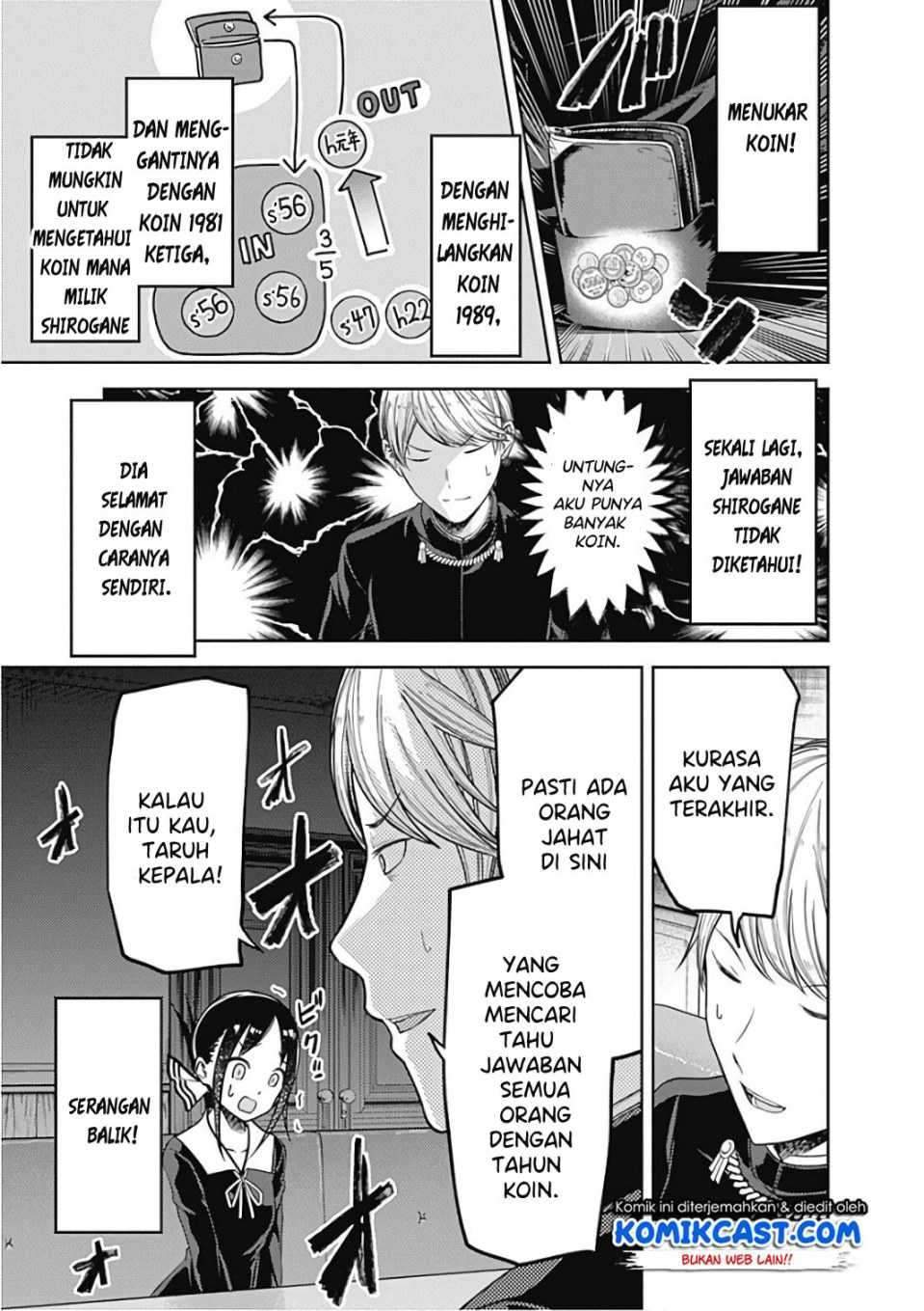 Kaguya-sama wa Kokurasetai – Tensai-tachi no Renai Zunousen Chapter 99 Bahasa Indonesia