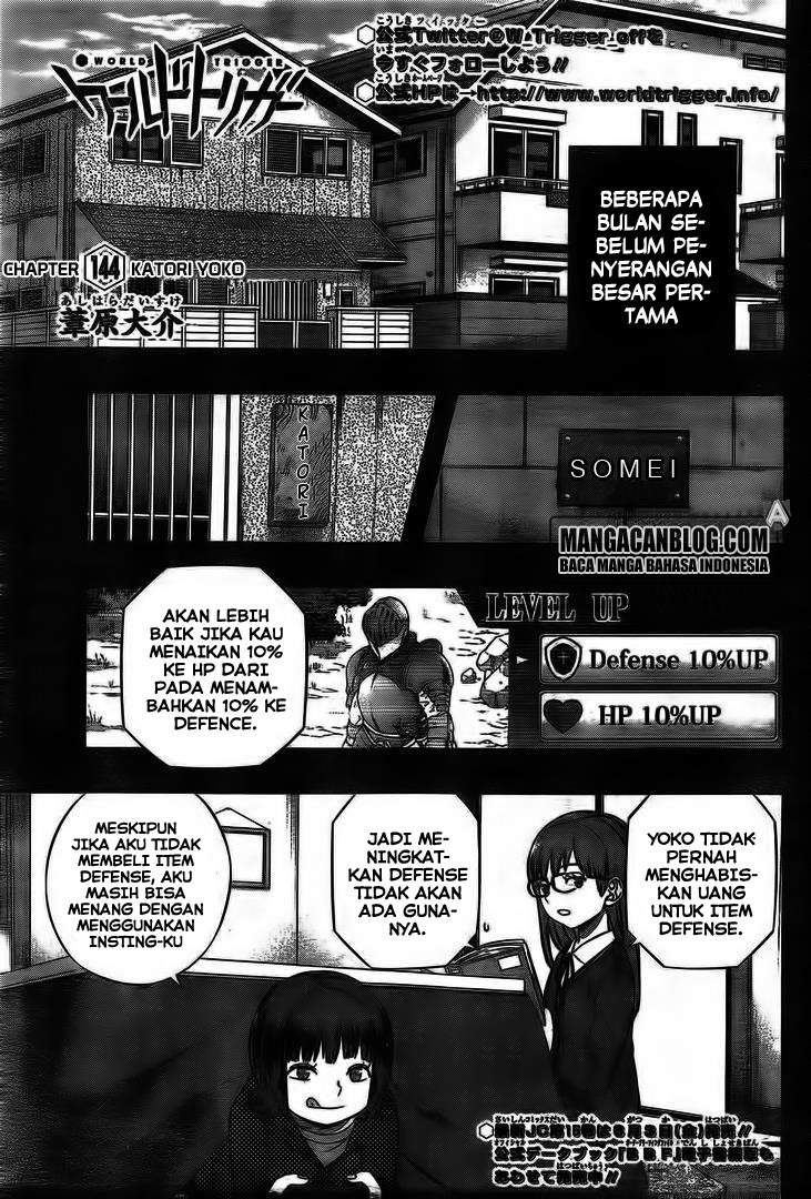 World Trigger Chapter 144 Bahasa Indonesia