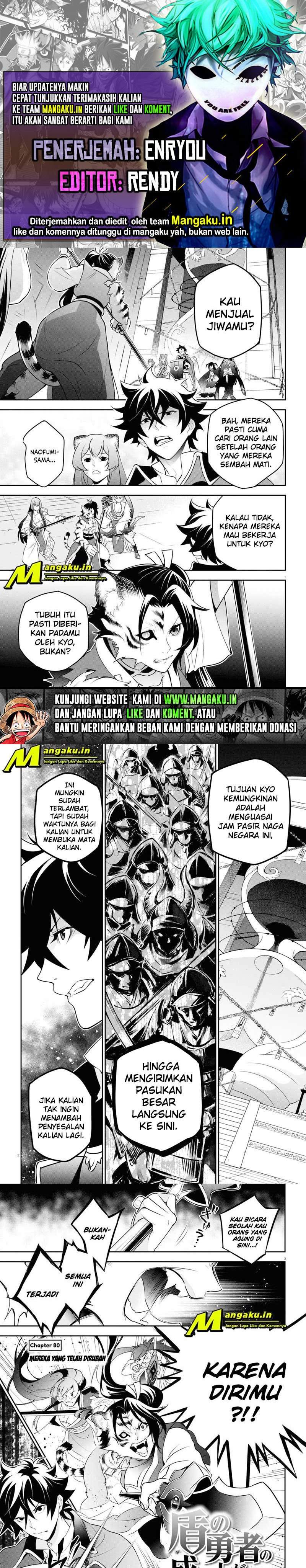 Tate no Yuusha no Nariagari Chapter 80 Bahasa Indonesia