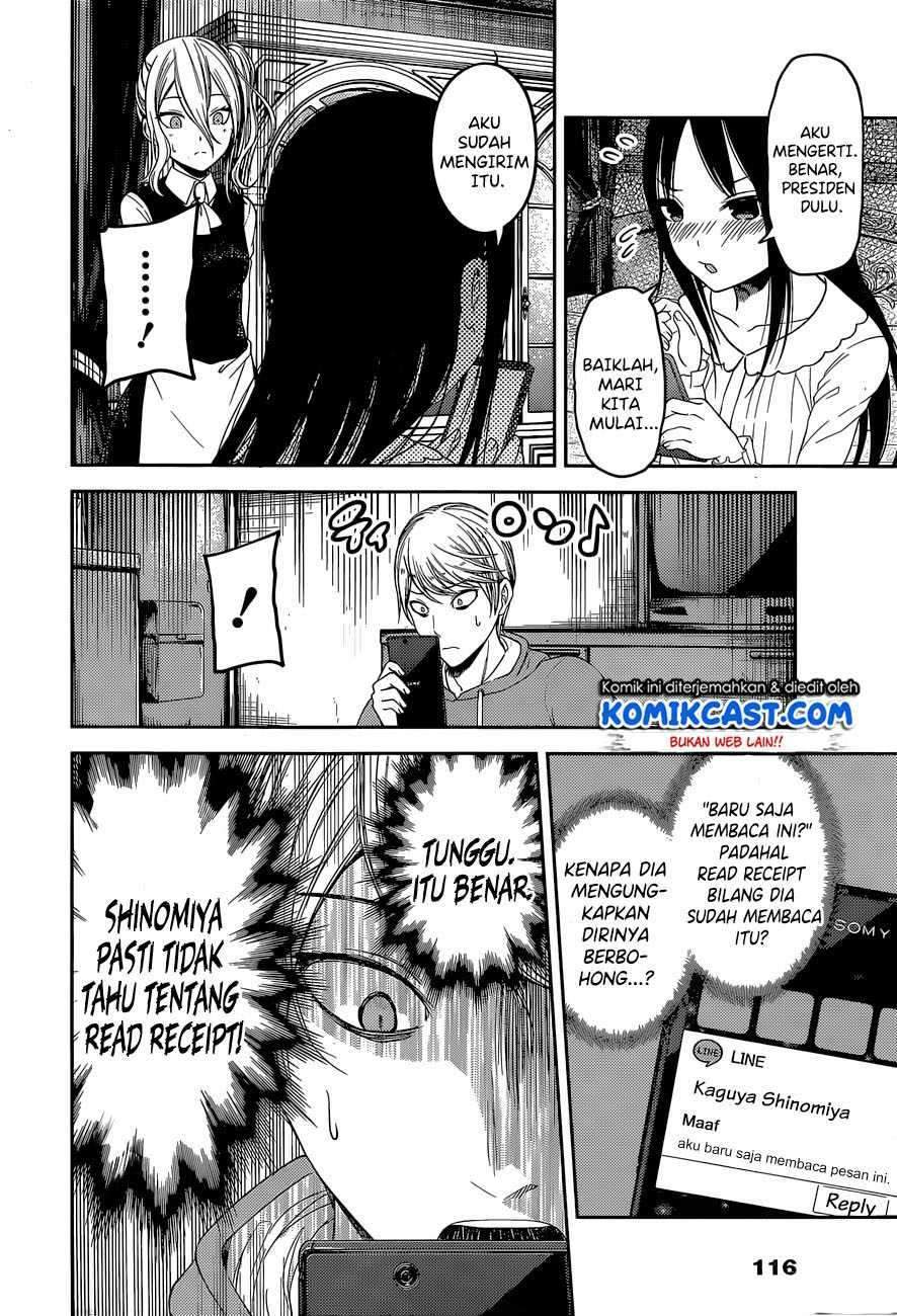 Kaguya-sama wa Kokurasetai – Tensai-tachi no Renai Zunousen Chapter 102 Bahasa Indonesia