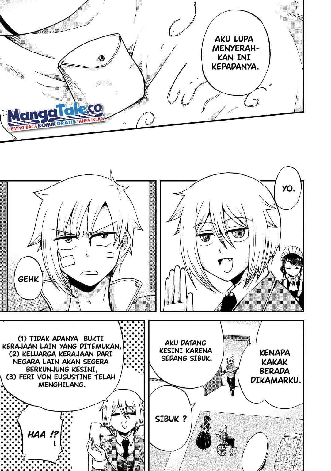 Zensei wa Ken Mikado. Konjou Kuzu Ouji Chapter 31 Bahasa Indonesia