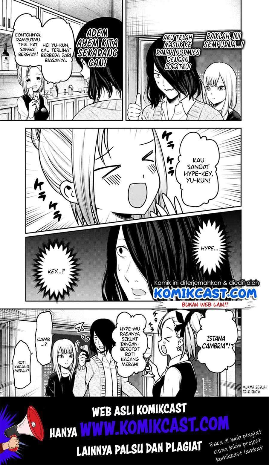 Kaguya-sama wa Kokurasetai – Tensai-tachi no Renai Zunousen Chapter 154 Bahasa Indonesia