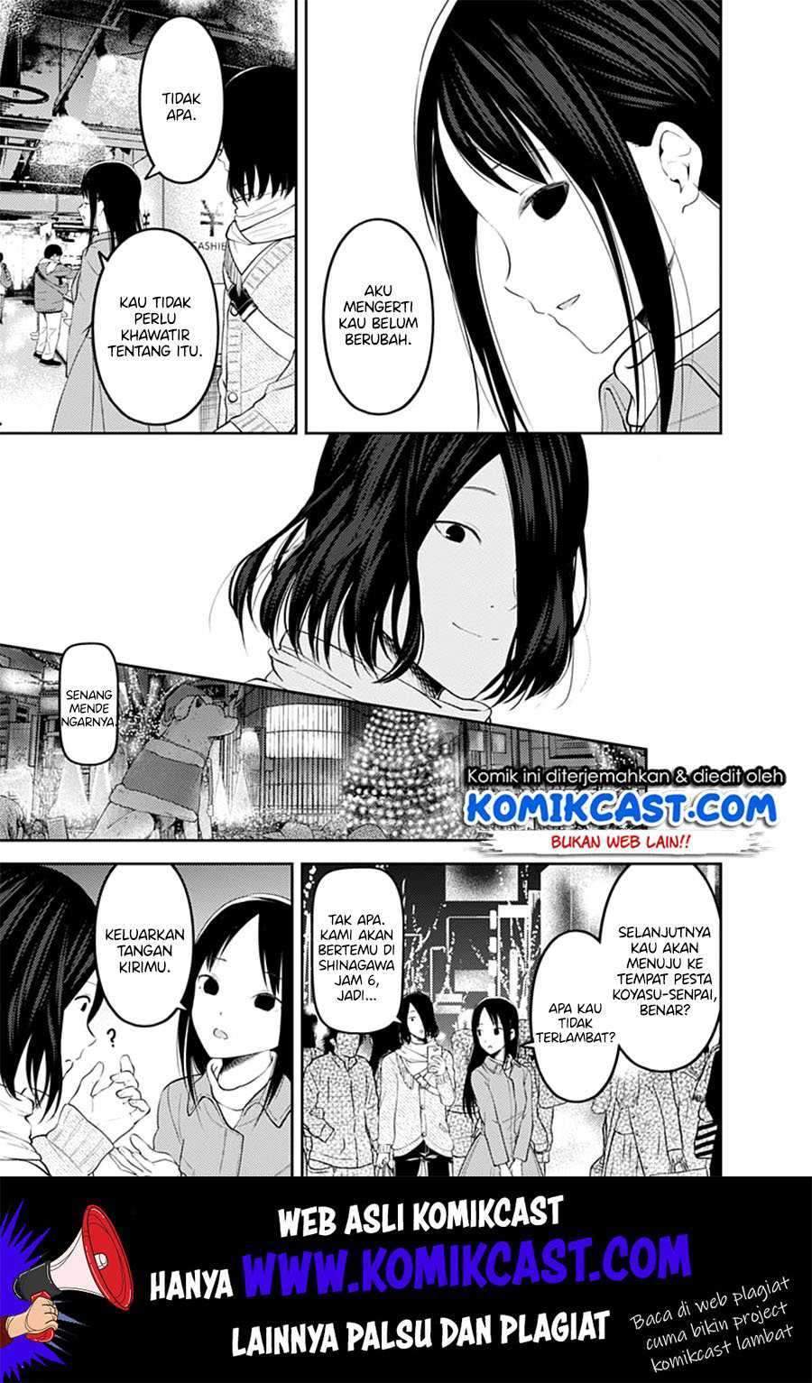 Kaguya-sama wa Kokurasetai – Tensai-tachi no Renai Zunousen Chapter 153 Bahasa Indonesia