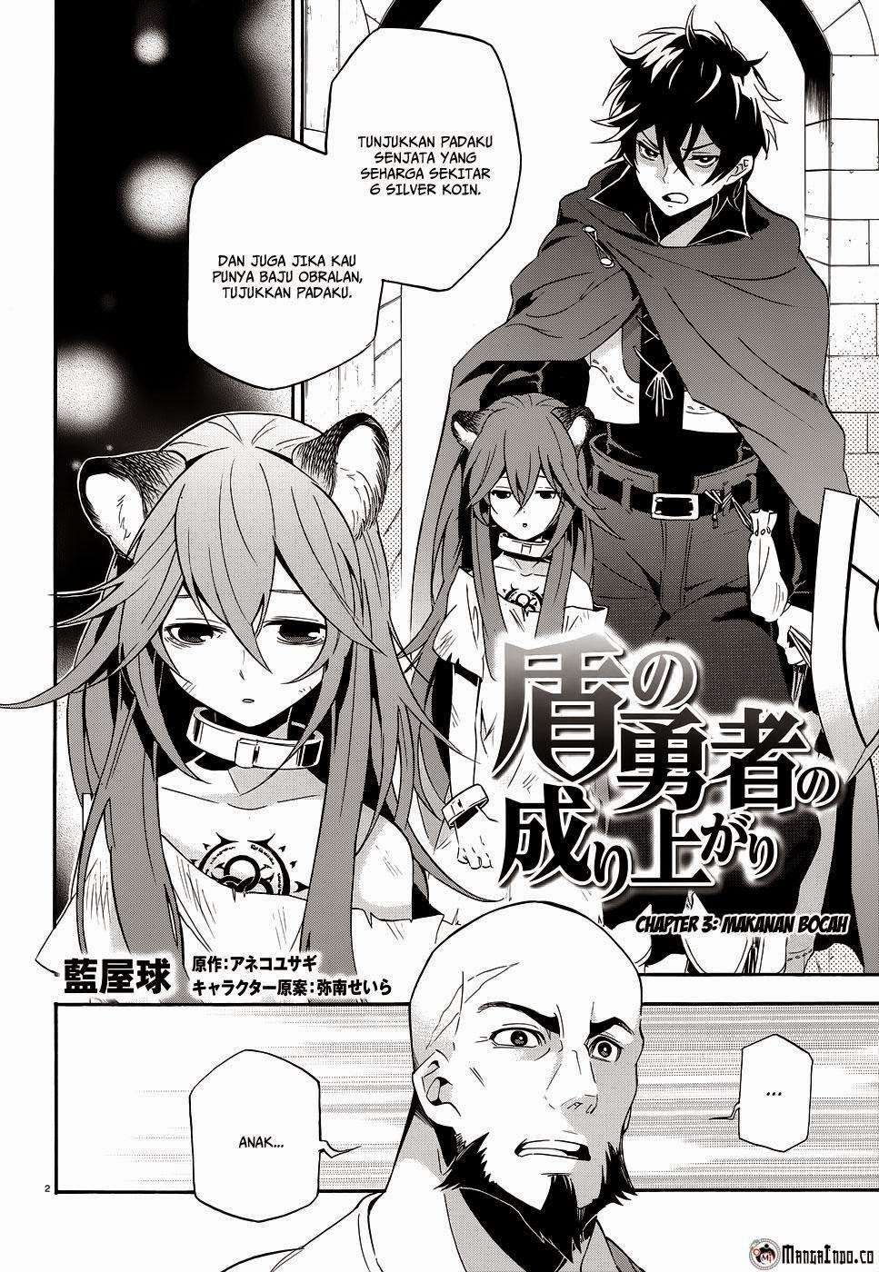 Tate no Yuusha no Nariagari Chapter 03 Bahasa Indonesia