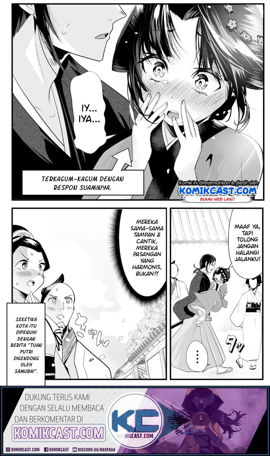 My New Wife Is Forcing Herself to Smile Chapter 10 Bahasa Indonesia