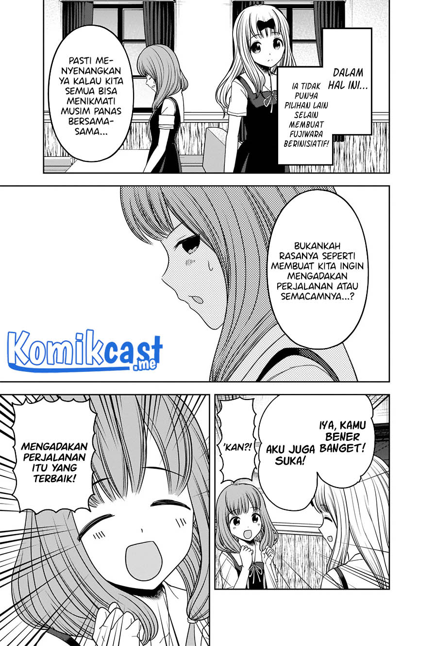 Kaguya-sama wa Kokurasetai – Tensai-tachi no Renai Zunousen Chapter 268 Bahasa Indonesia