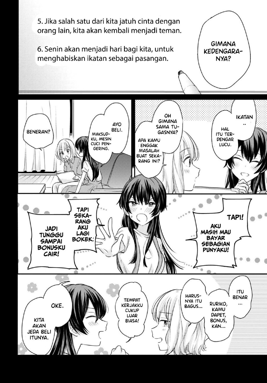 Onna Tomodachi to Kekkon Shitemita Chapter 13 Bahasa Indonesia