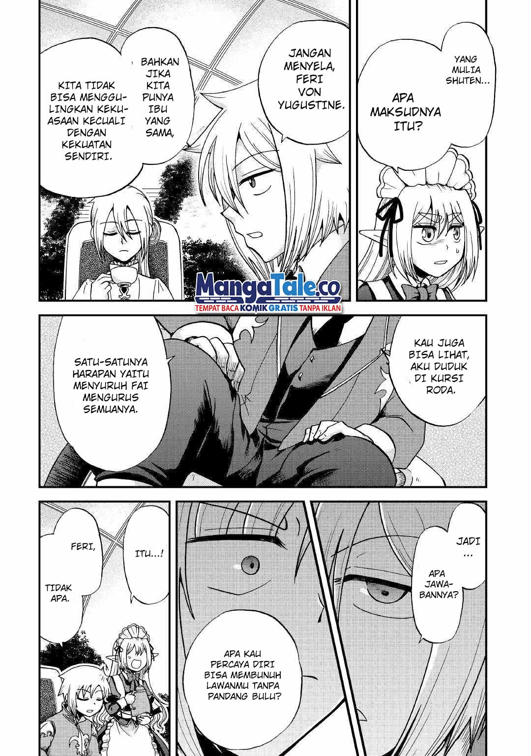 Zensei wa Ken Mikado. Konjou Kuzu Ouji Chapter 28 Bahasa Indonesia