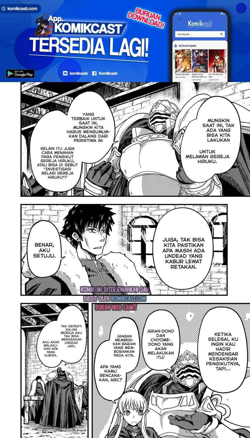 Gaikotsu Kishi-sama Tadaima Isekai e o Dekake-chuu Chapter 42 Bahasa Indonesia