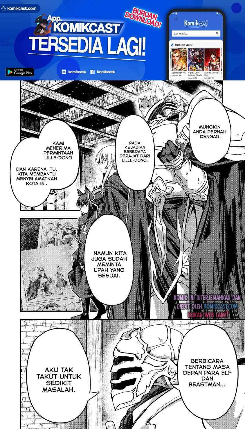 Gaikotsu Kishi-sama Tadaima Isekai e o Dekake-chuu Chapter 42 Bahasa Indonesia