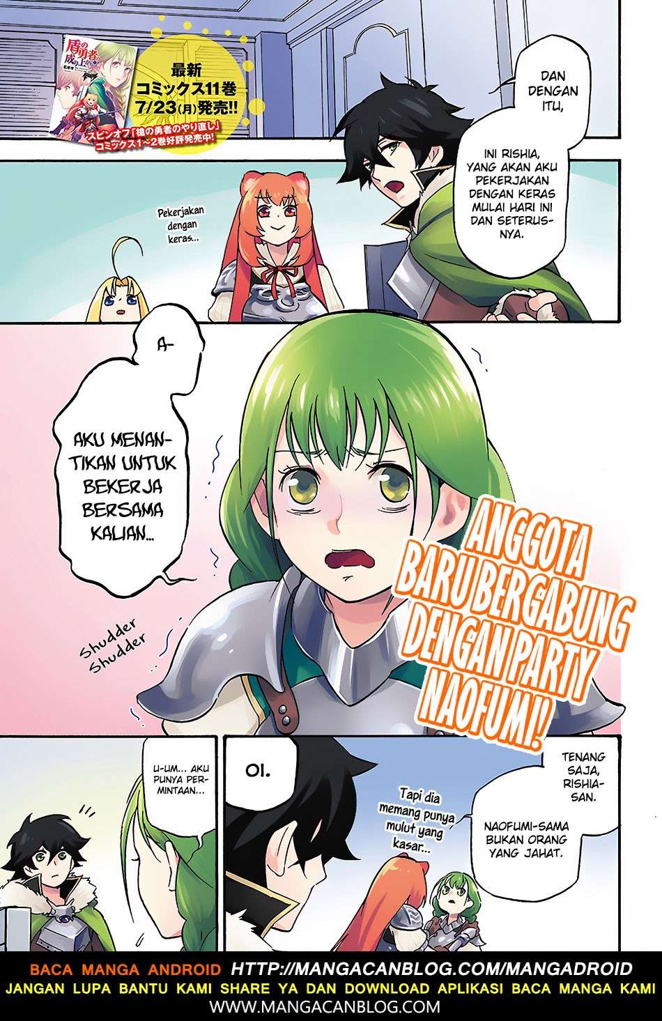 Tate no Yuusha no Nariagari Chapter 45 Bahasa Indonesia