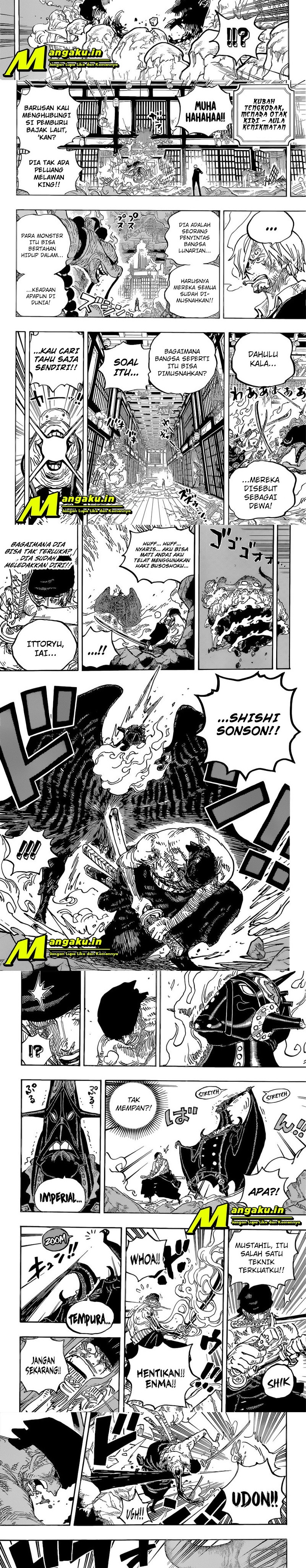 One Piece Chapter 1033 HQ Bahasa Indonesia