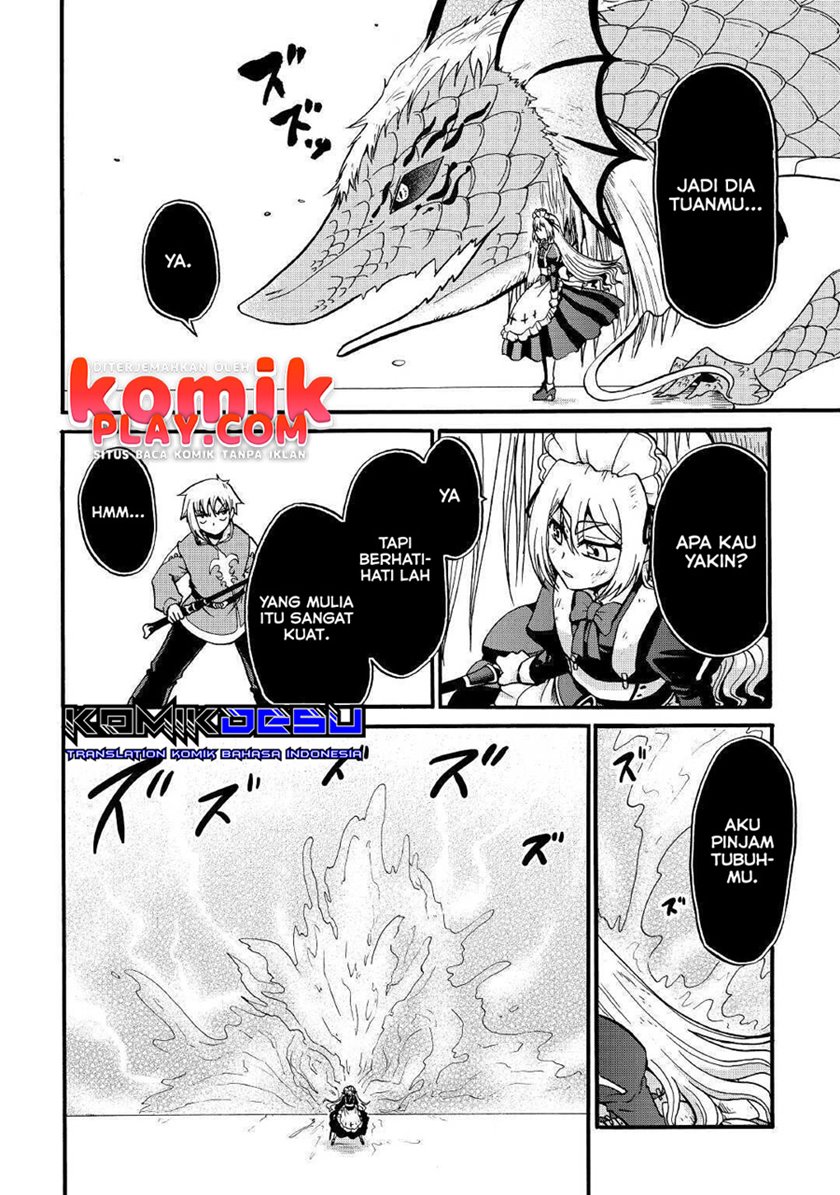 Zensei wa Ken Mikado. Konjou Kuzu Ouji Chapter 14 Bahasa Indonesia