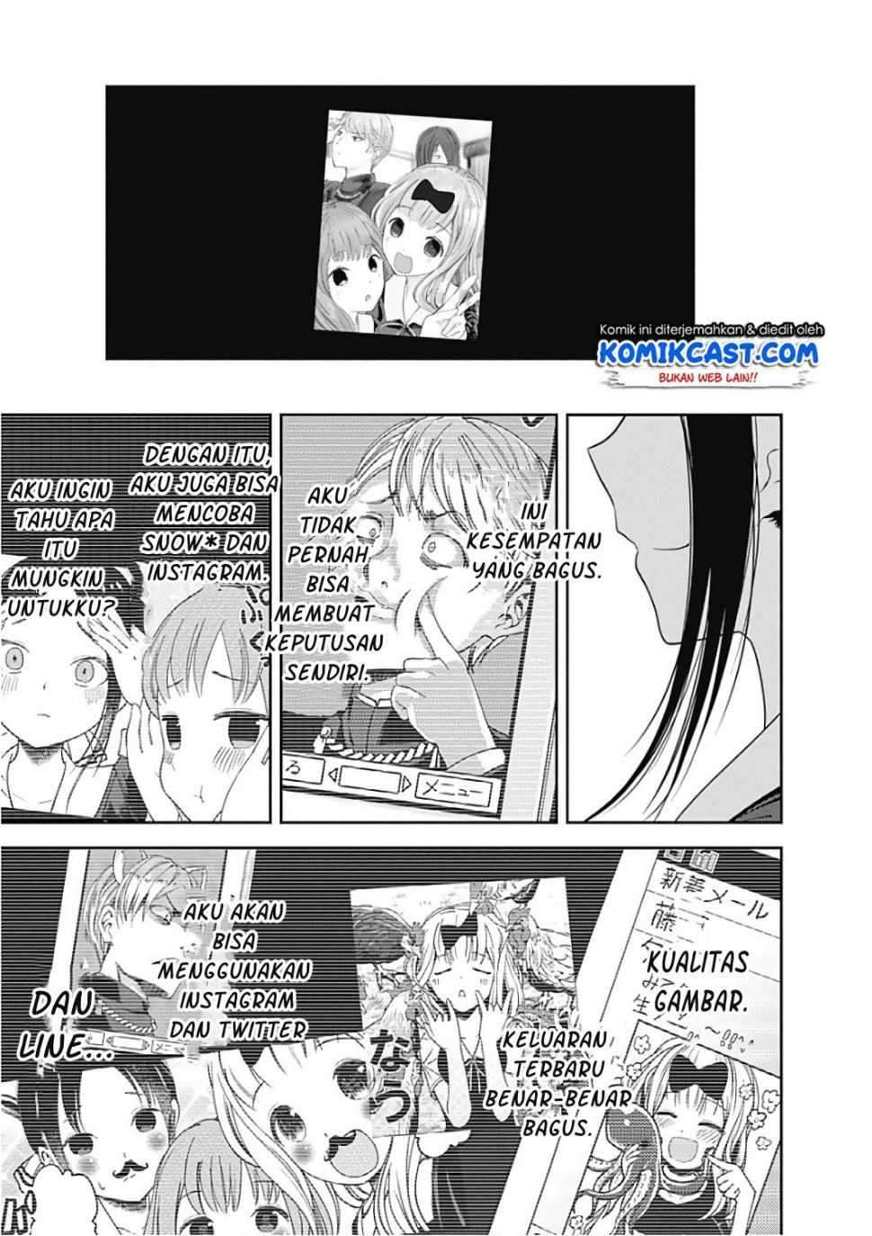 Kaguya-sama wa Kokurasetai – Tensai-tachi no Renai Zunousen Chapter 100 Bahasa Indonesia