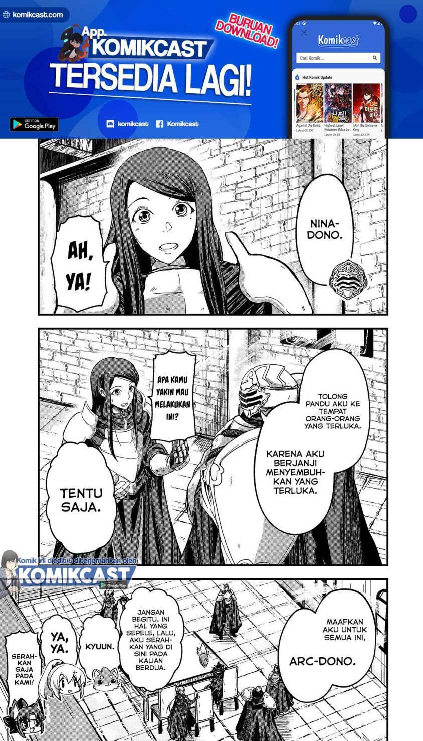 Gaikotsu Kishi-sama Tadaima Isekai e o Dekake-chuu Chapter 42 Bahasa Indonesia