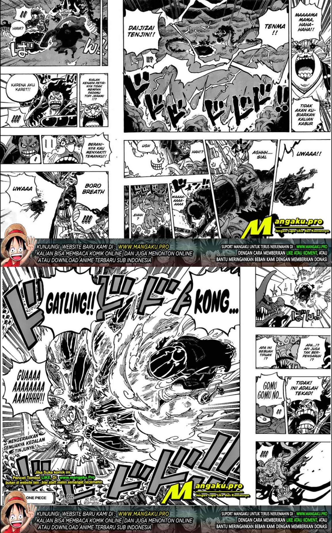 One Piece Chapter 1002 HQ Bahasa Indonesia