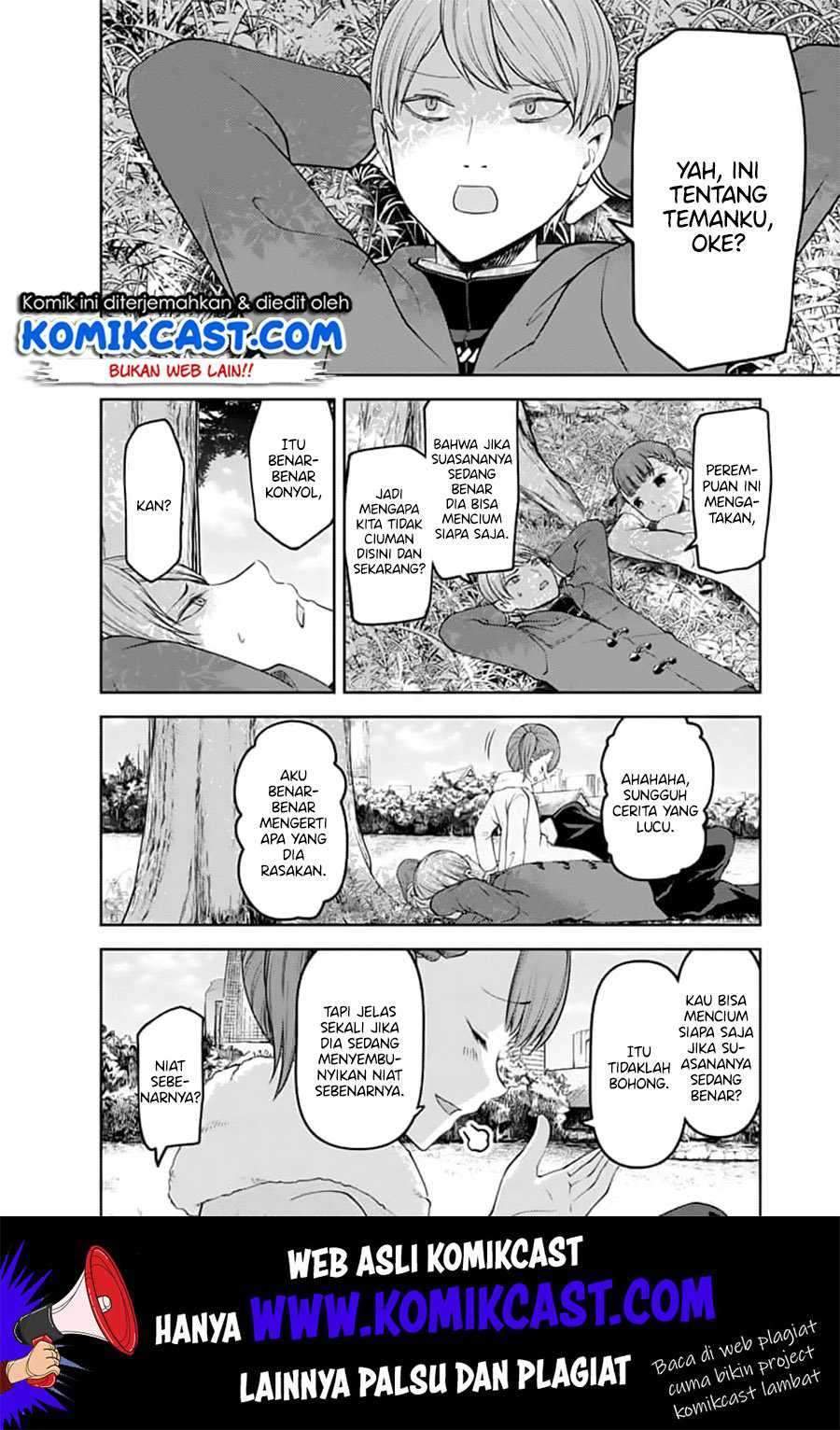 Kaguya-sama wa Kokurasetai – Tensai-tachi no Renai Zunousen Chapter 144 Bahasa Indonesia