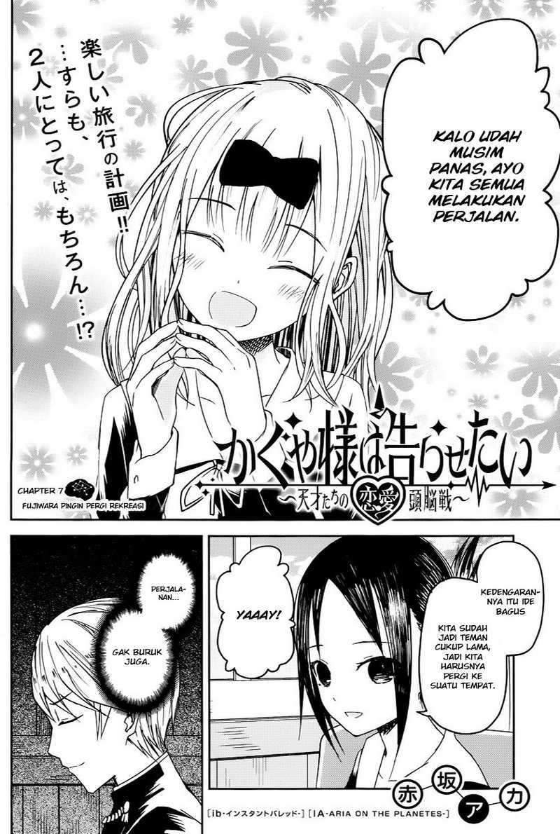 Kaguya-sama wa Kokurasetai – Tensai-tachi no Renai Zunousen Chapter 07 Bahasa Indonesia