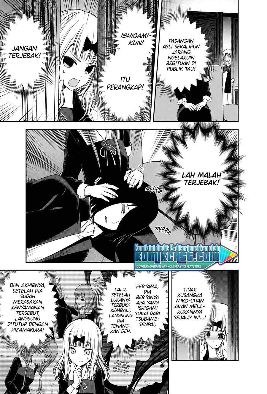 Kaguya-sama wa Kokurasetai – Tensai-tachi no Renai Zunousen Chapter 227 Bahasa Indonesia