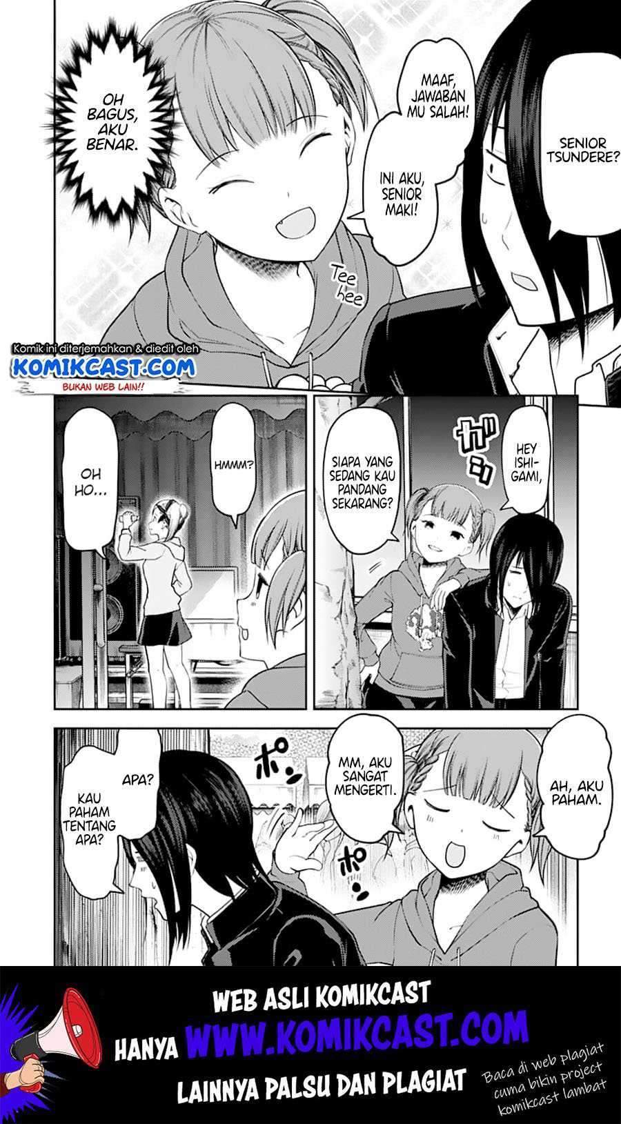 Kaguya-sama wa Kokurasetai – Tensai-tachi no Renai Zunousen Chapter 124 Bahasa Indonesia