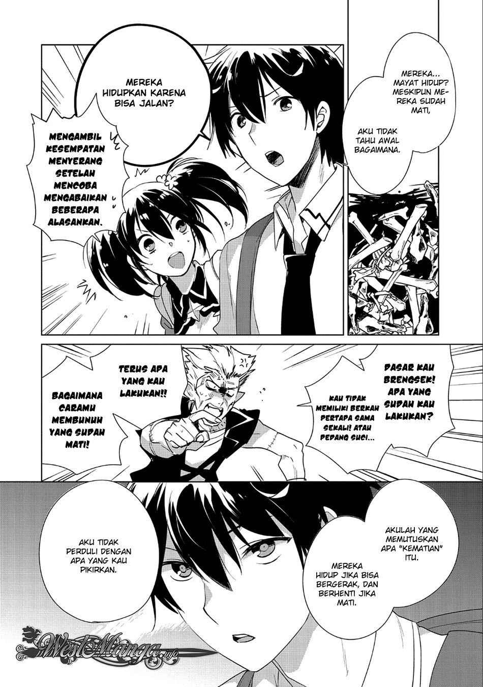 Sokushi Cheat ga Saikyou Sugite Isekai no Yatsura ga Marude Aite ni Naranai n desu ga Chapter 12 Bahasa Indonesia