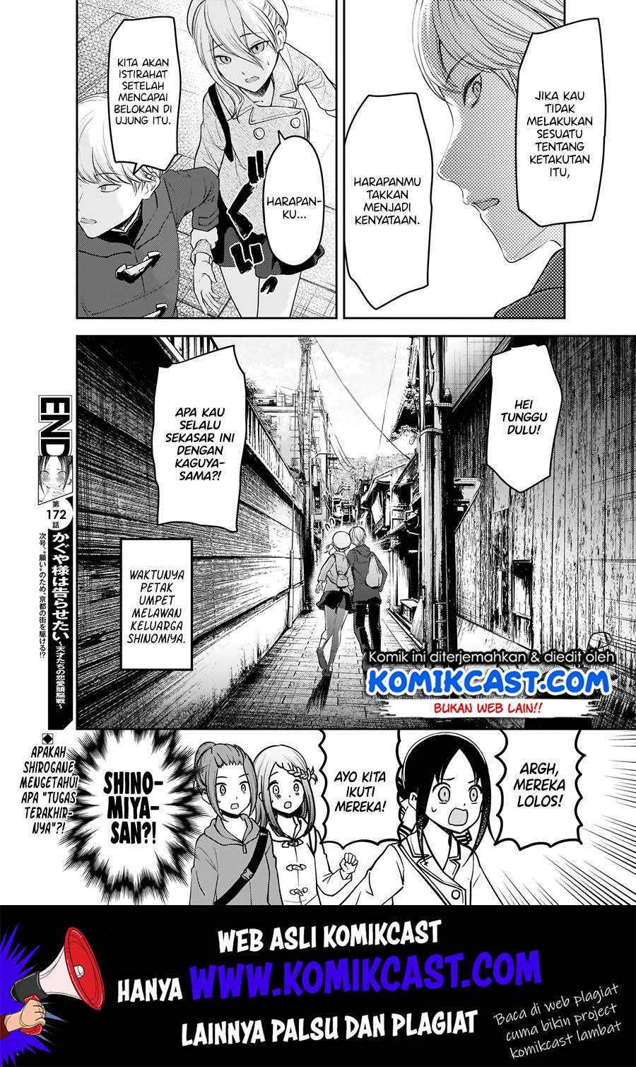 Kaguya-sama wa Kokurasetai – Tensai-tachi no Renai Zunousen Chapter 182 Bahasa Indonesia