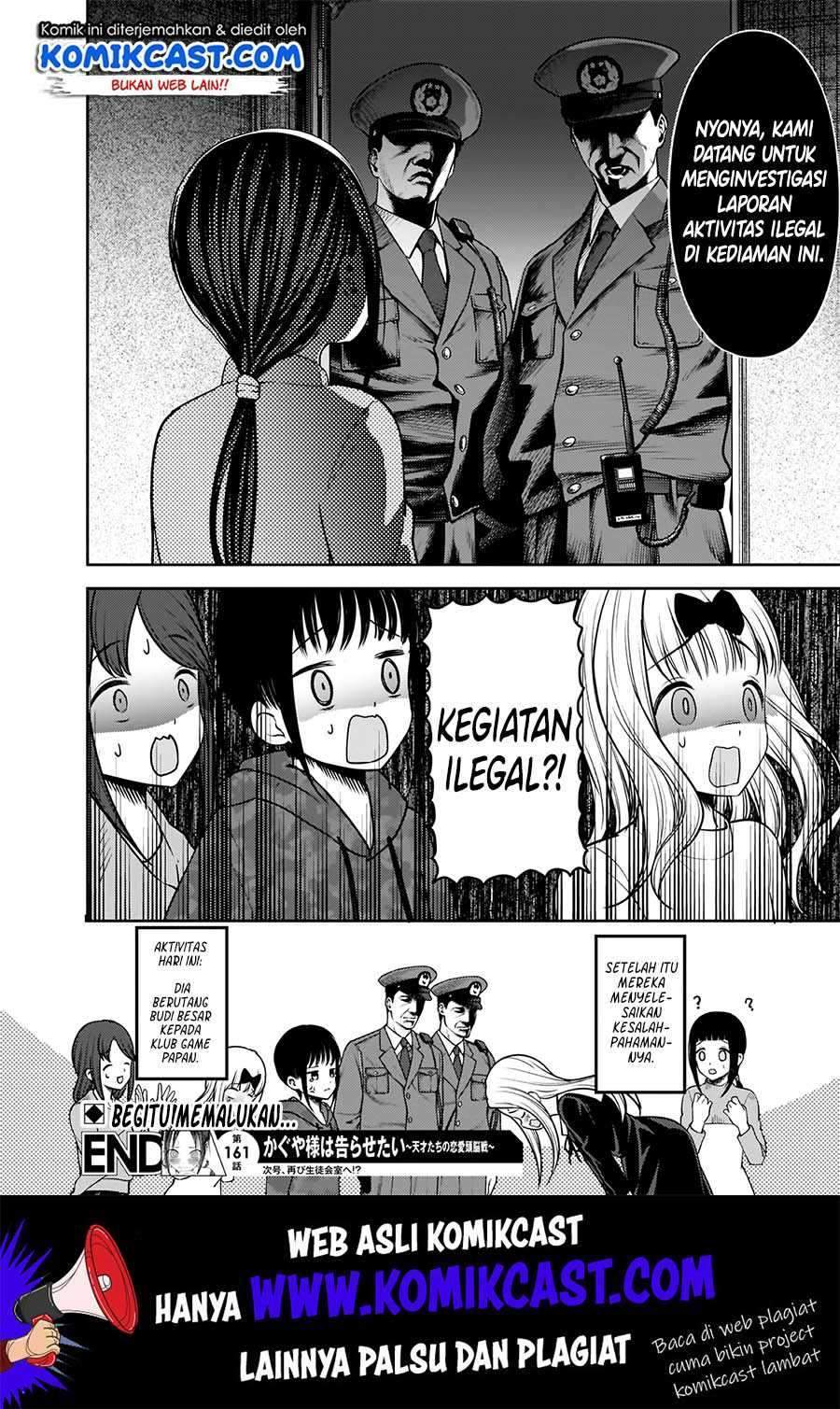 Kaguya-sama wa Kokurasetai – Tensai-tachi no Renai Zunousen Chapter 171 Bahasa Indonesia