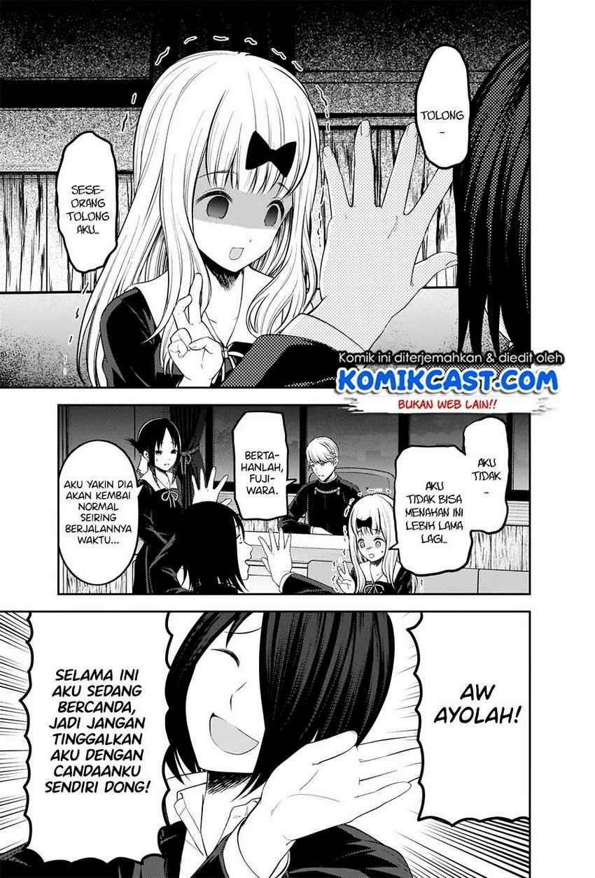 Kaguya-sama wa Kokurasetai – Tensai-tachi no Renai Zunousen Chapter 205 Bahasa Indonesia