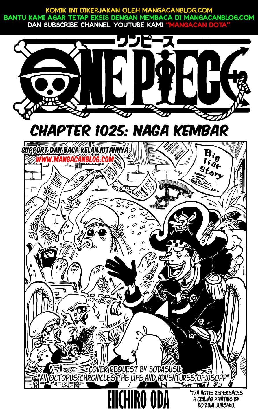 One Piece Chapter 1025 HQ Bahasa Indonesia