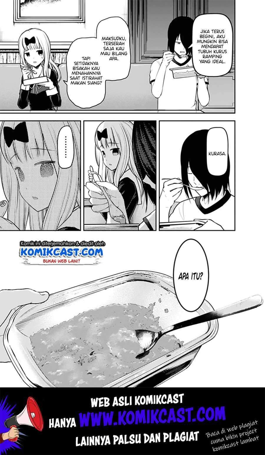 Kaguya-sama wa Kokurasetai – Tensai-tachi no Renai Zunousen Chapter 166 Bahasa Indonesia