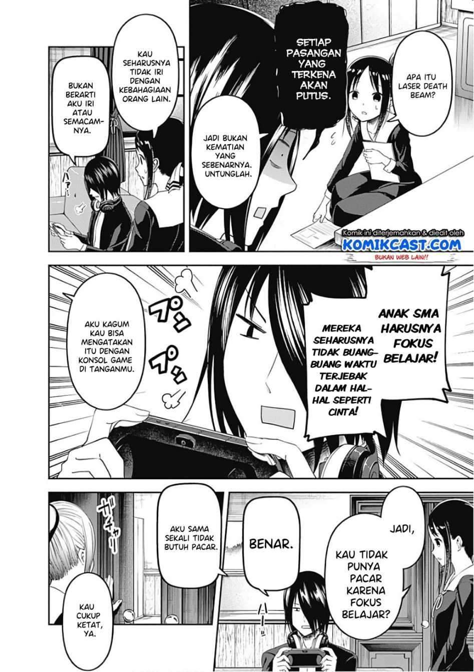 Kaguya-sama wa Kokurasetai – Tensai-tachi no Renai Zunousen Chapter 104 Bahasa Indonesia