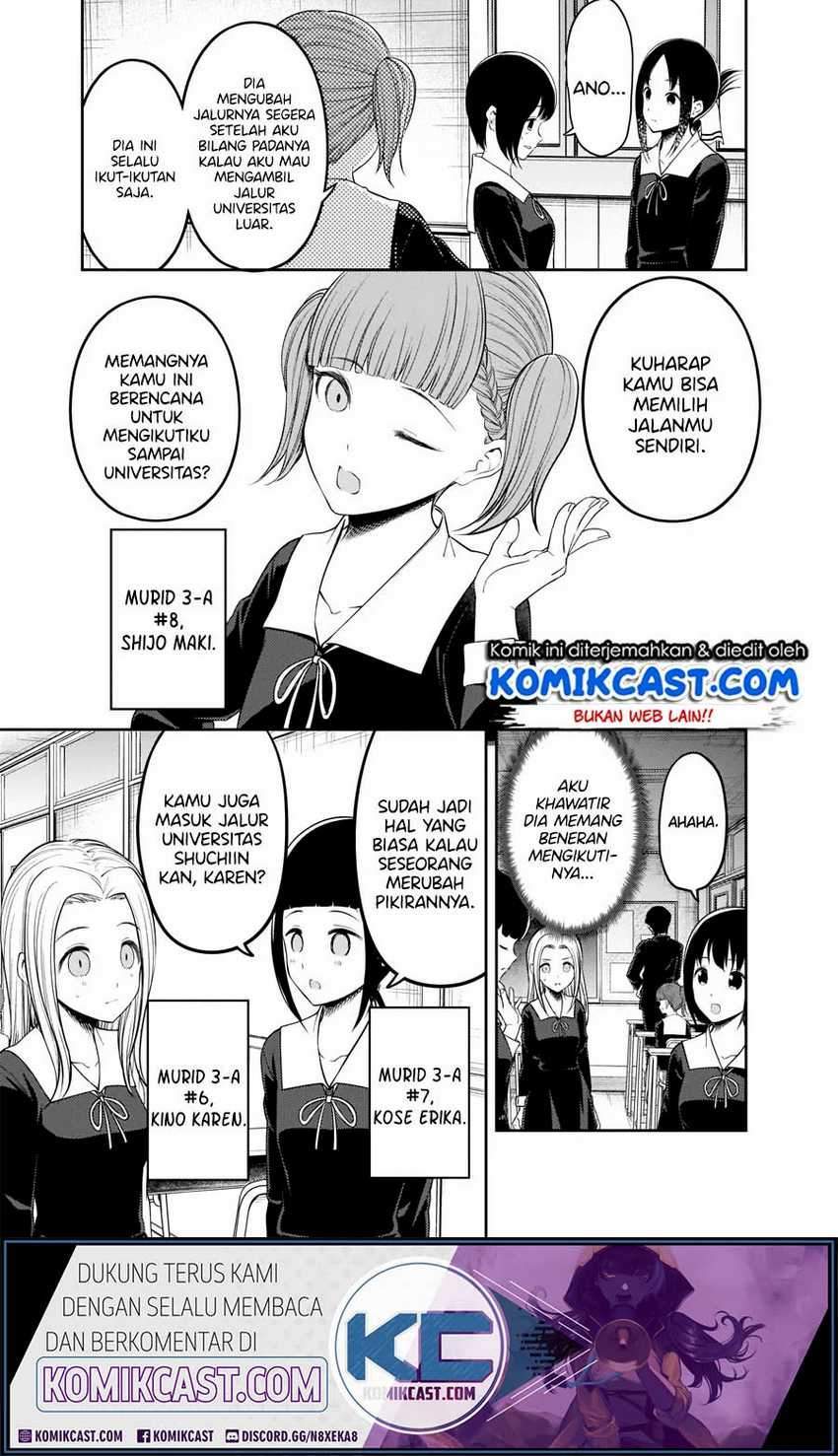 Kaguya-sama wa Kokurasetai – Tensai-tachi no Renai Zunousen Chapter 211HD Bahasa Indonesia