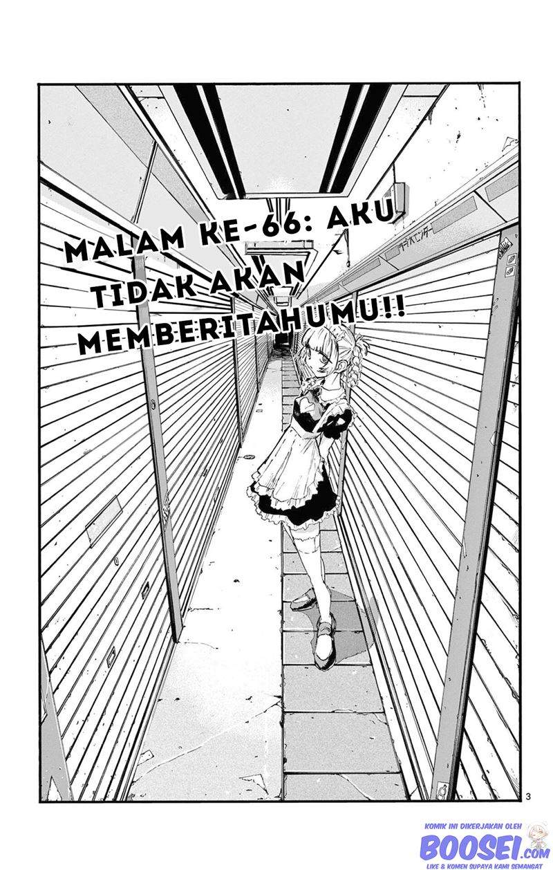 Yofukashi no Uta Chapter 66 Bahasa Indonesia