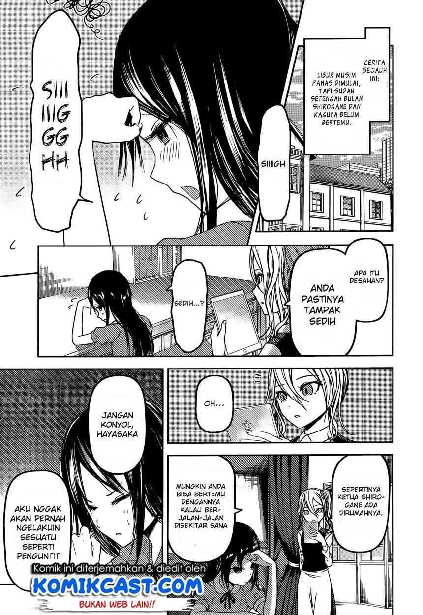 Kaguya-sama wa Kokurasetai – Tensai-tachi no Renai Zunousen Chapter 42 Bahasa Indonesia