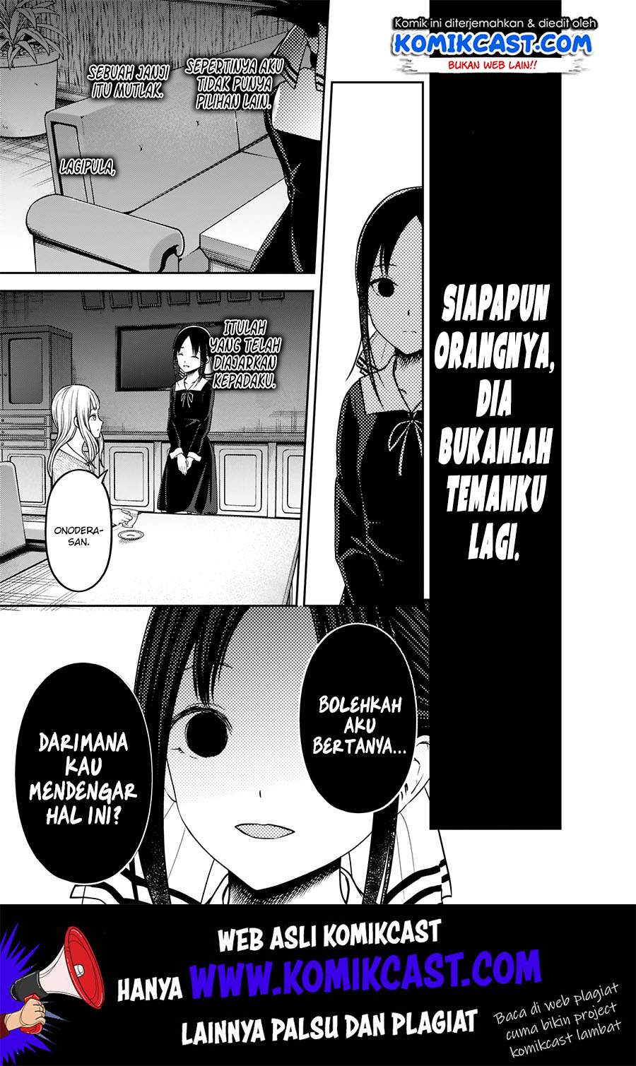 Kaguya-sama wa Kokurasetai – Tensai-tachi no Renai Zunousen Chapter 172 Bahasa Indonesia