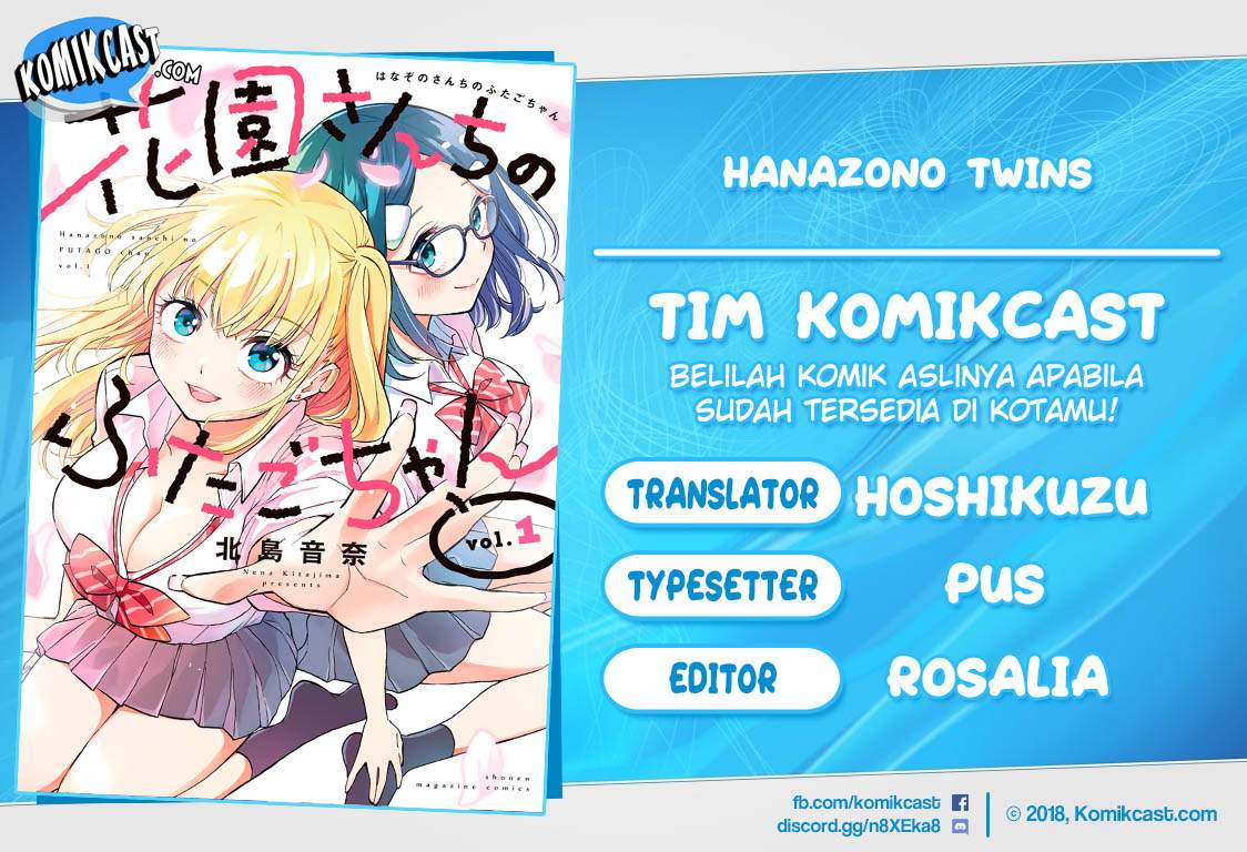 Hanazono Twins Chapter 28 Bahasa Indonesia