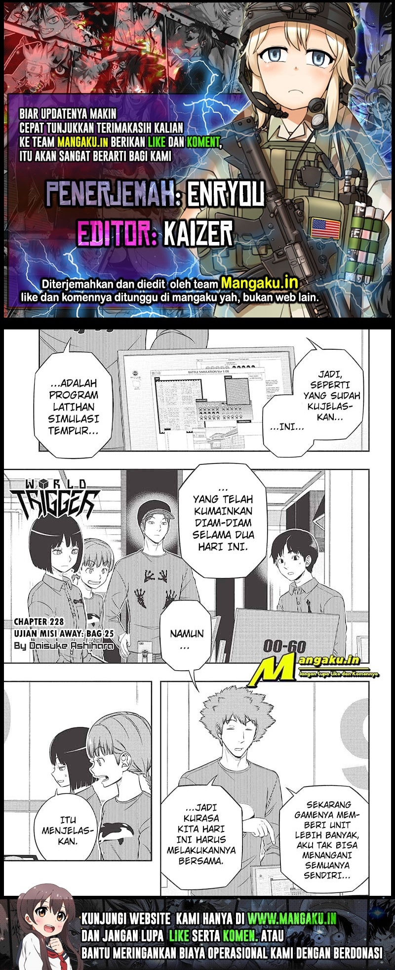 World Trigger Chapter 228 Bahasa Indonesia