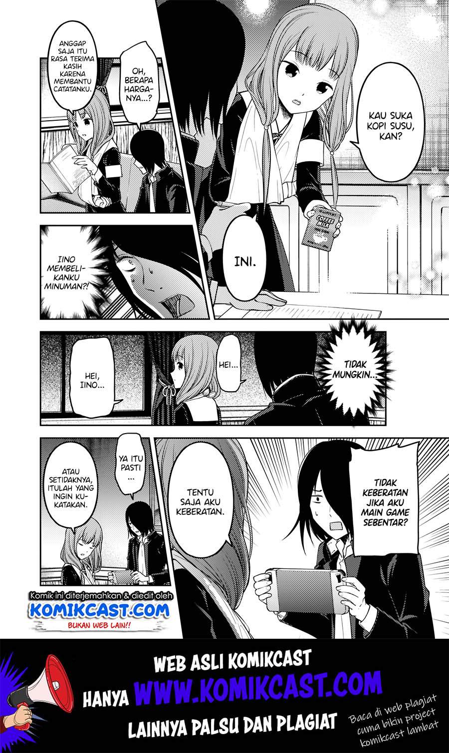 Kaguya-sama wa Kokurasetai – Tensai-tachi no Renai Zunousen Chapter 174 Bahasa Indonesia