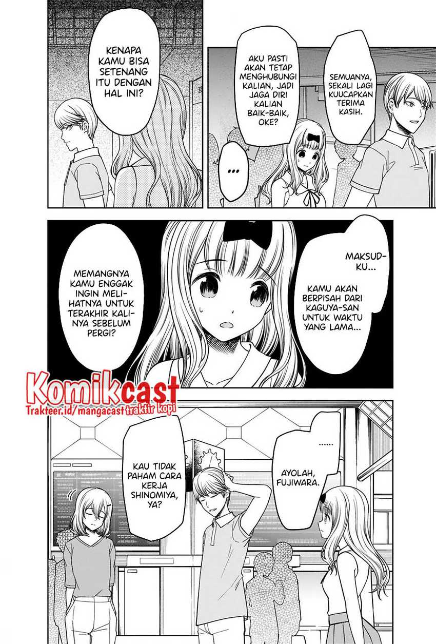 Kaguya-sama wa Kokurasetai – Tensai-tachi no Renai Zunousen Chapter 267 Bahasa Indonesia