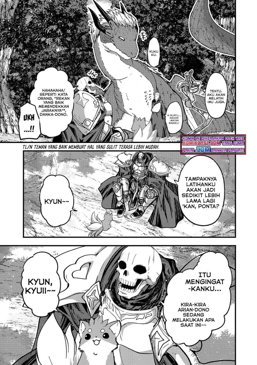 Gaikotsu Kishi-sama Tadaima Isekai e o Dekake-chuu Chapter 47.2 Bahasa Indonesia