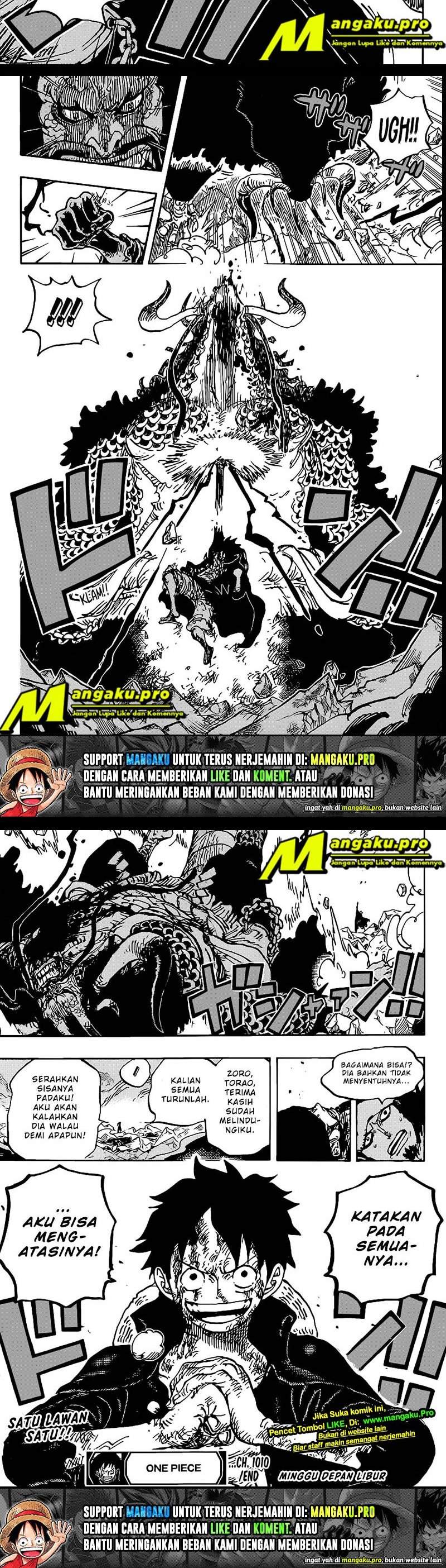 One Piece Chapter 1010 HQ Bahasa Indonesia