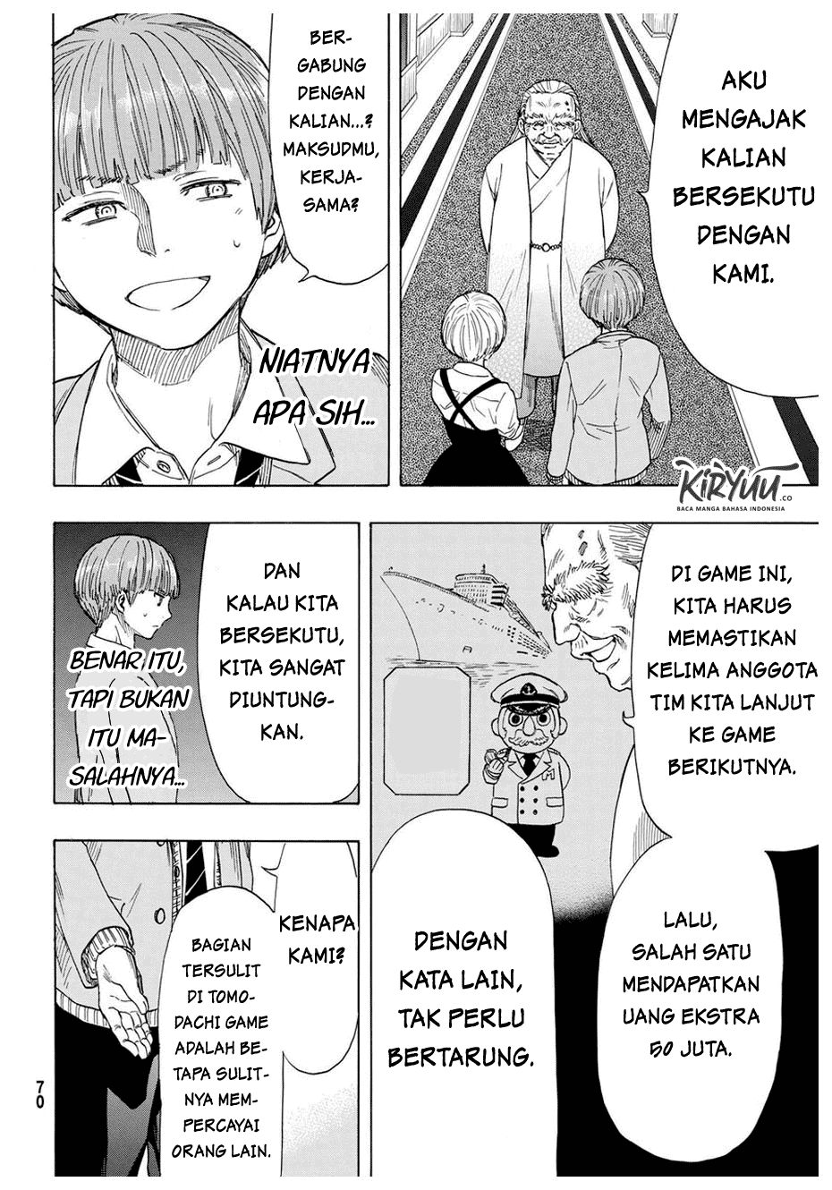 Tomodachi Game Chapter 52 Bahasa Indonesia